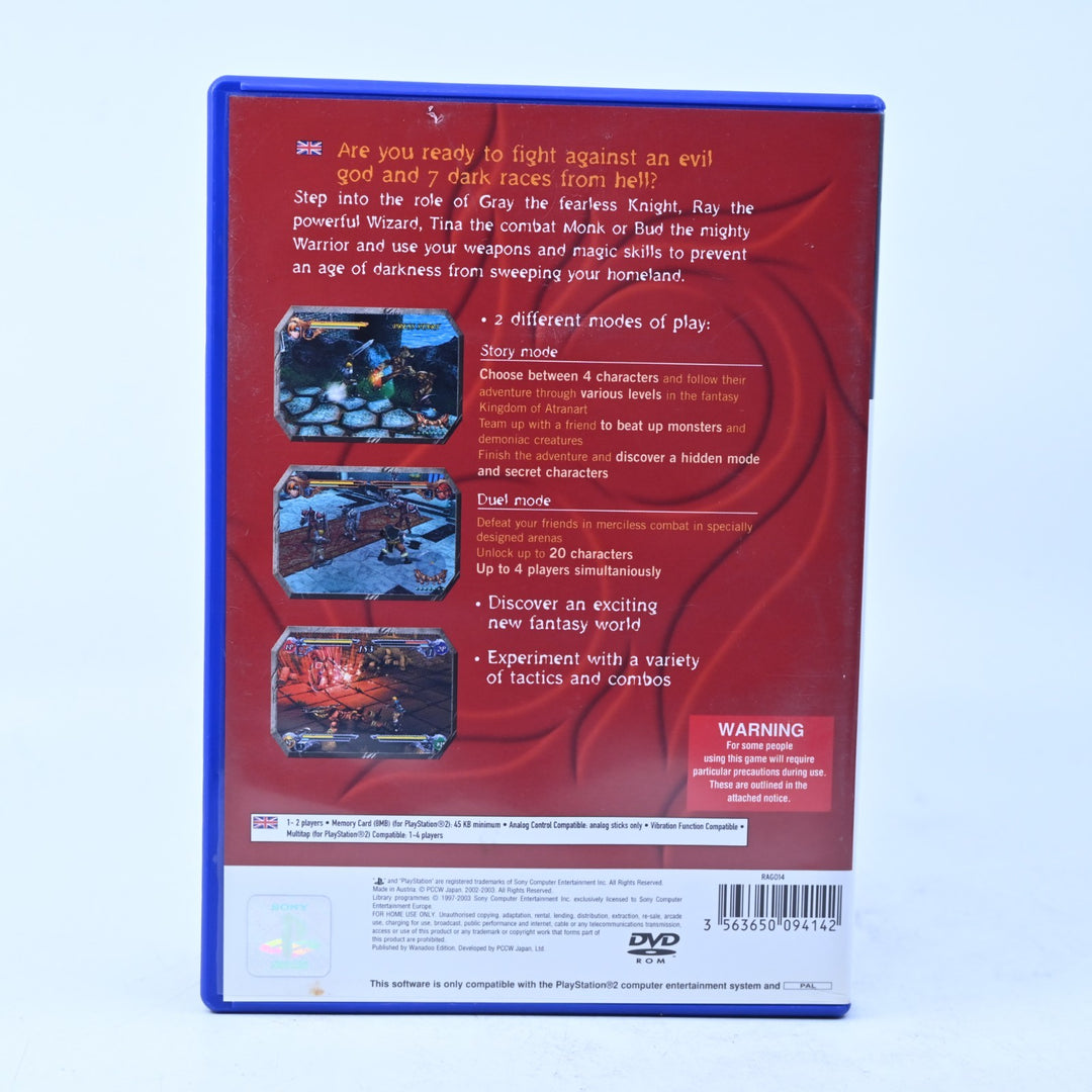 Raging Blades - Sony Playstation 2 / PS2 Game + Manual - PAL - MINT DISC!
