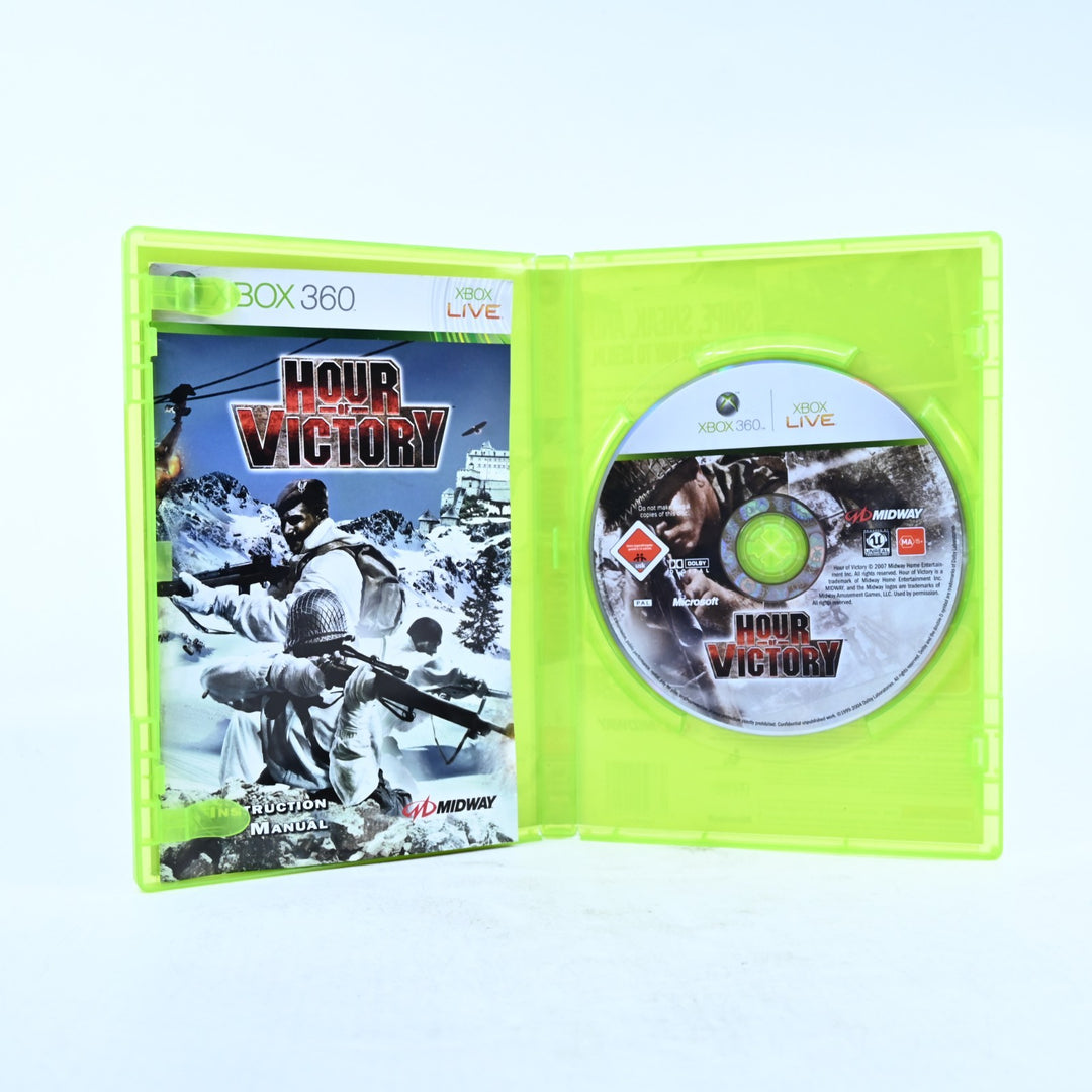 Hour Of Victory - Xbox 360 Game + Manual - PAL - MINT DISC!