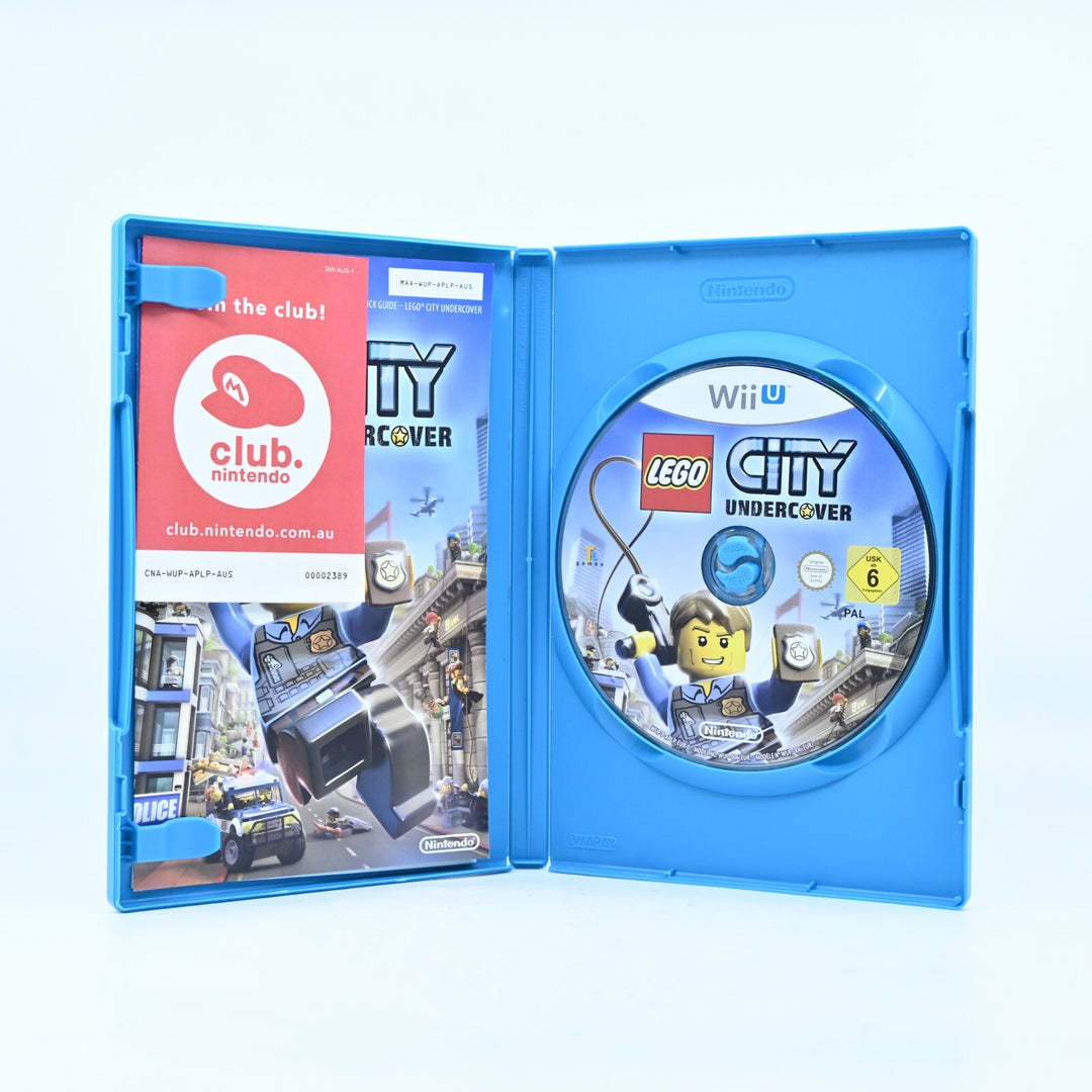 LEGO City Undercover - Nintendo Wii U Game + Manual - PAL - FREE POST!