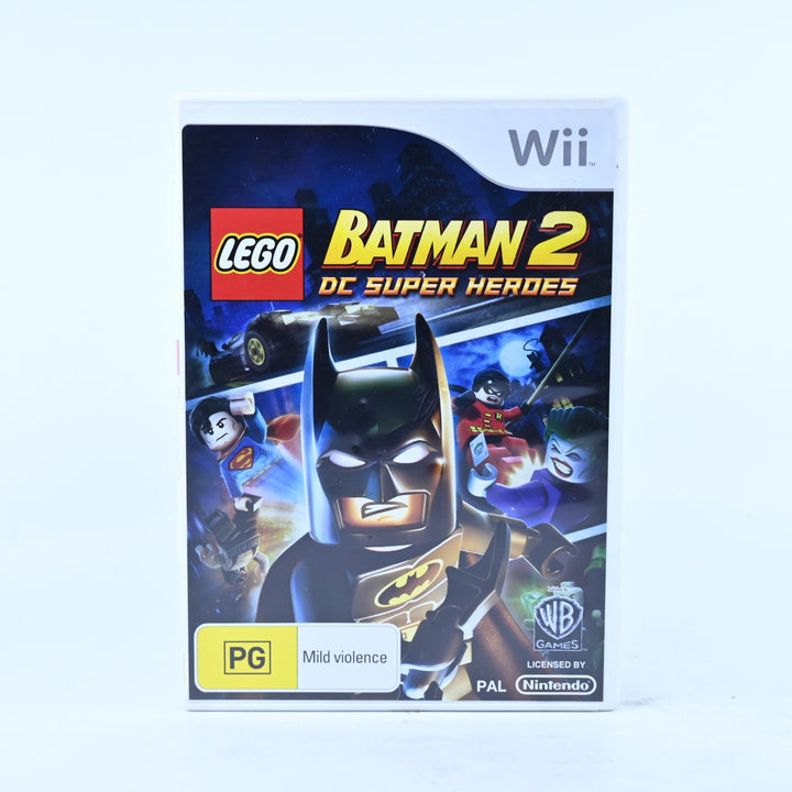 LEGO Batman 2: DC Super Heroes - Nintendo Wii Game + Manual - PAL - MINT DISC!