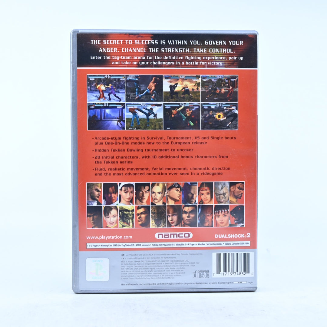 Tekken Tag Tournament - Sony Playstation 2 / PS2 Game + Manual - PAL