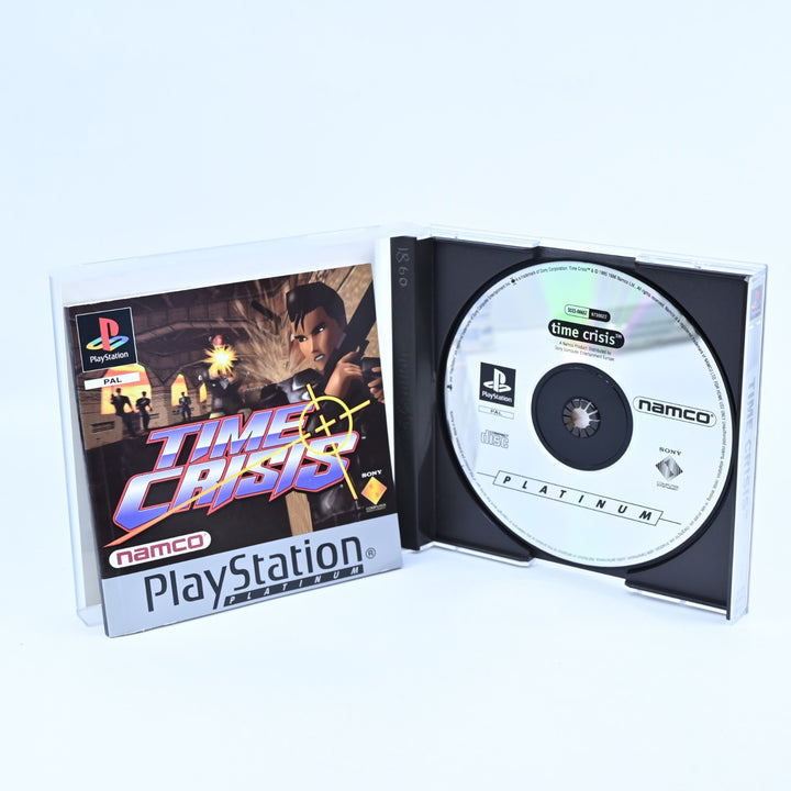 Time Crisis - Sony Playstation 1 / PS1 Game + Manual - PAL - MINT DISC!