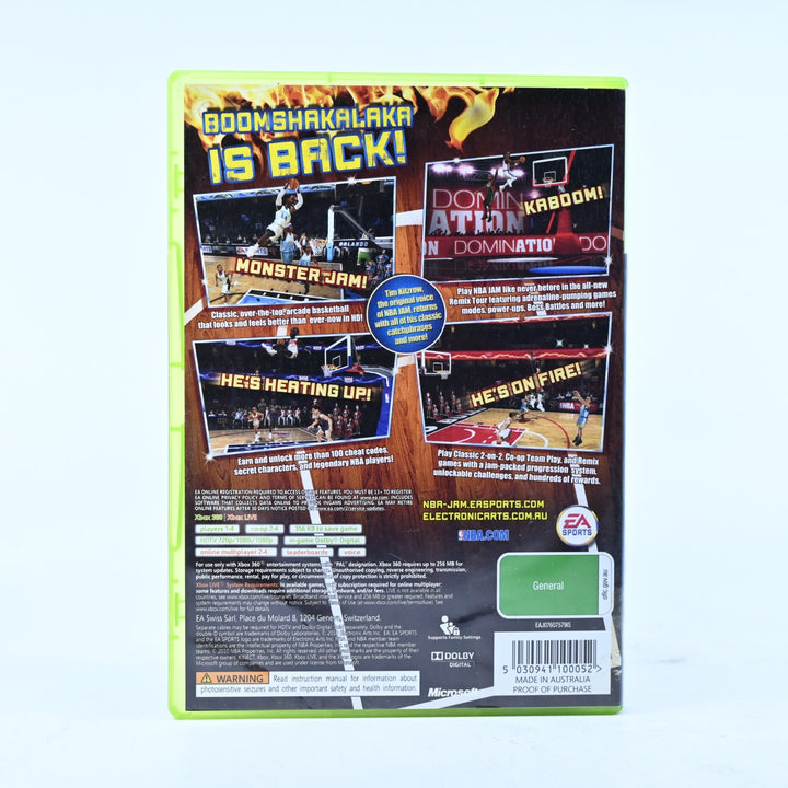 NBA Jam - Xbox 360 Game + Manual - PAL - MINT DISC!