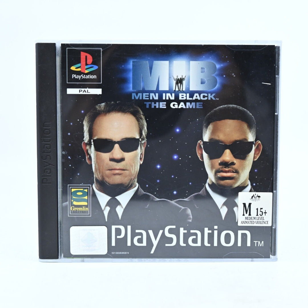 Men in Black MIB - Sony Playstation 1 / PS1 Game + Manual - PAL - NEAR MINT DISC