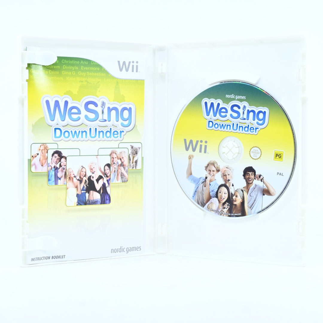 We Sing: Down Under - Nintendo Wii Game + Manual - PAL - MINT DISC!