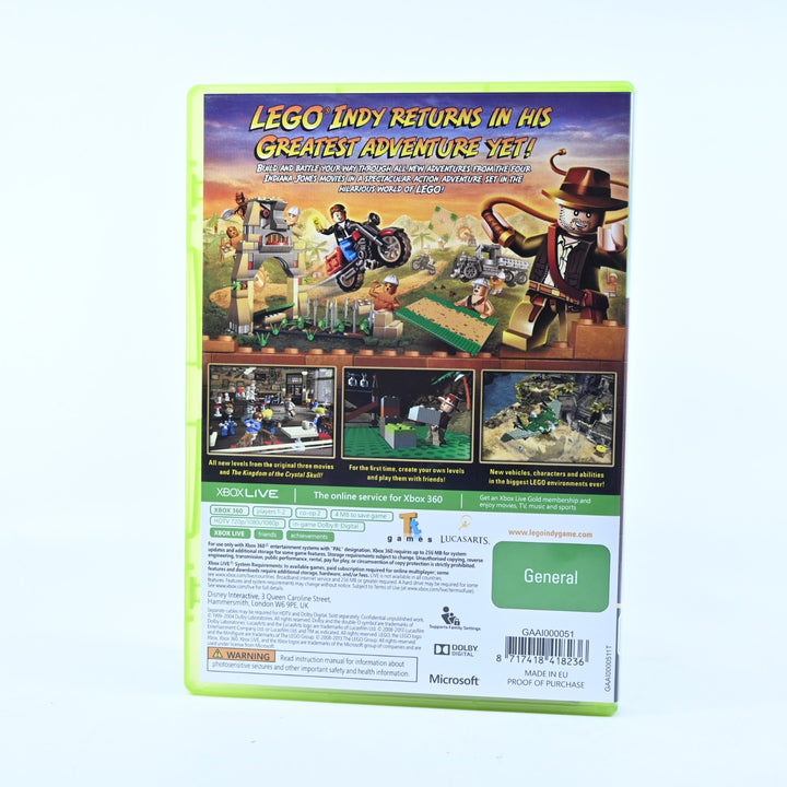 LEGO Indiana Jones 2: The Adventure Continues - Xbox 360 Game + Manual - PAL
