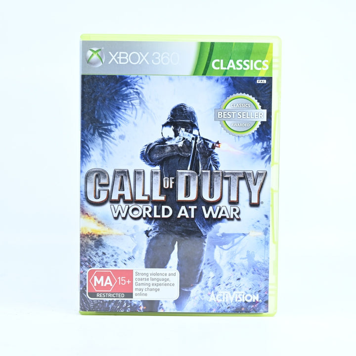 Call of Duty: World at War - Xbox 360 Game + Manual - PAL - MINT DISC!