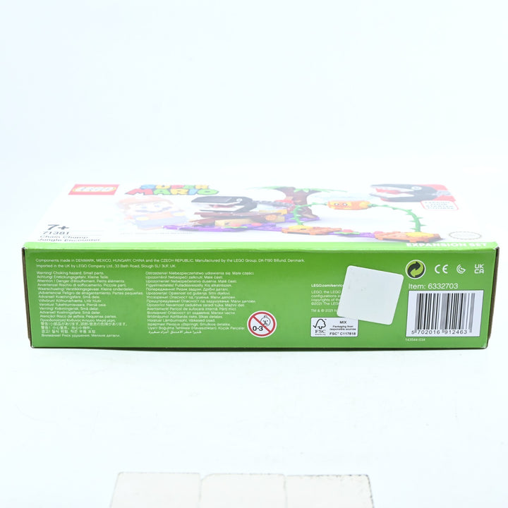 SEALED! LEGO 71381 Chain Chomp Jungle Encounter - Super Mario Expansion - Toy