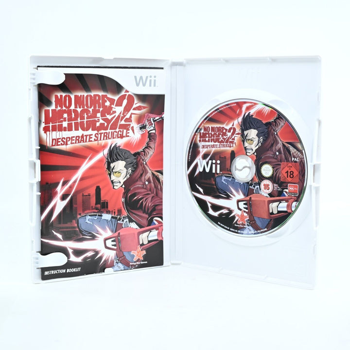 No More Heroes 2: Desperate Struggle - Nintendo Wii Game + Manual - PAL