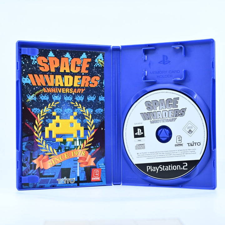 Space Invaders Anniversary - Sony Playstation 2 / PS2 Game + Manual - PAL