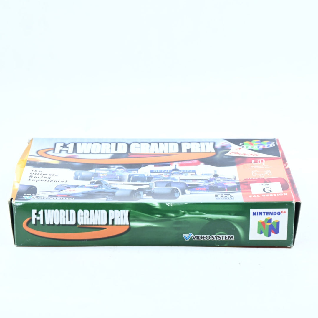 F-1 World Grand Prix - N64 / Nintendo 64 Boxed Game - PAL - FREE POST!