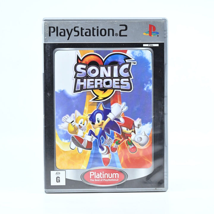 Sonic Heroes - Sony Playstation 2 / PS2 Game + Manual - PAL - FREE POST!