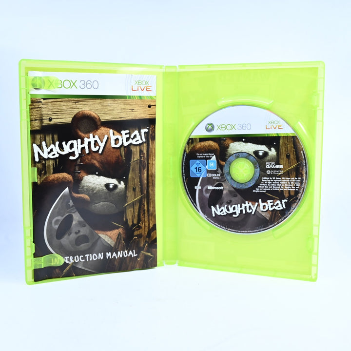 Naughty Bear - Xbox 360 Game + Manual - PAL - MINT DISC!