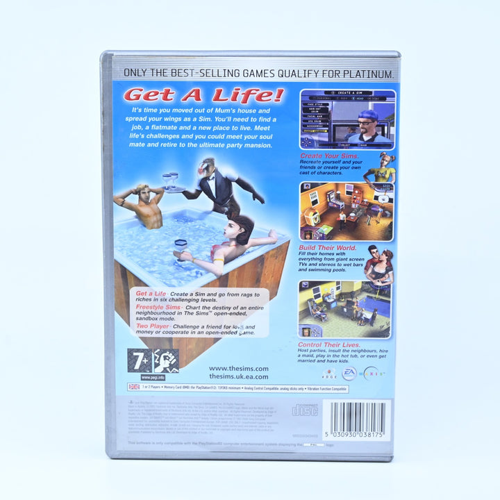 The Sims - Sony Playstation 2 / PS2 Game + Manual - PAL - MINT DISC!