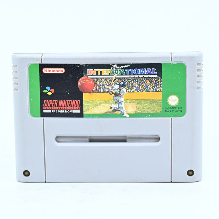 Super International Cricket - Super Nintendo / SNES Game - PAL - FREE POST!