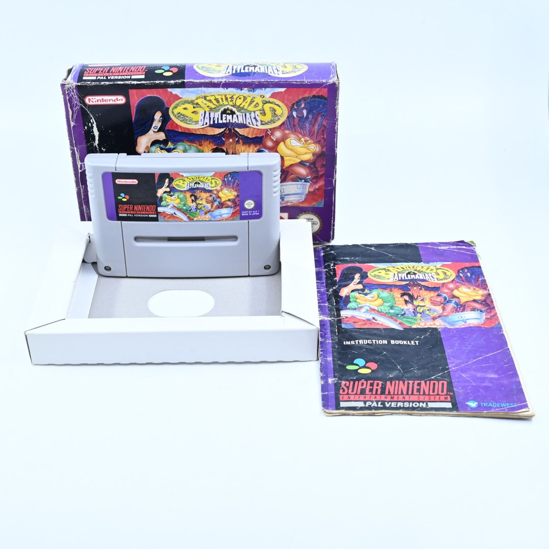 Battletoads in Battlemaniacs - Super Nintendo / SNES Boxed Game - PAL