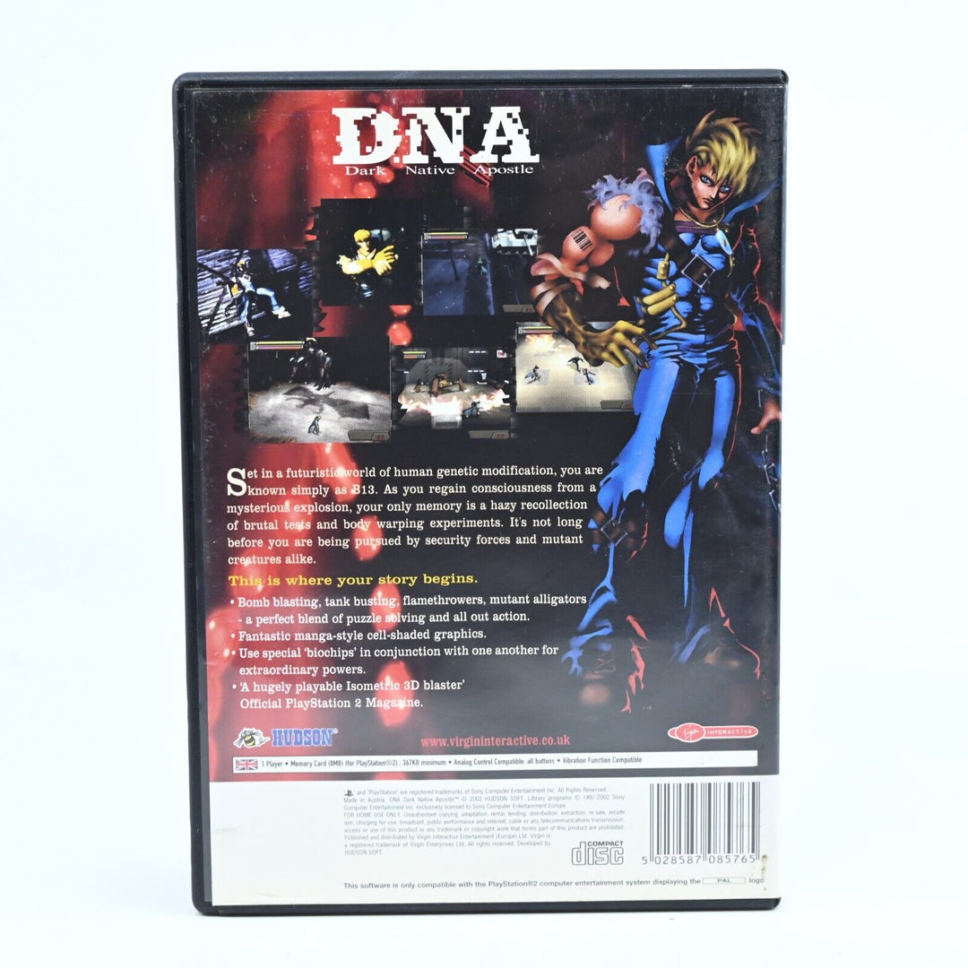 DNA: Dark Native Apostle - Sony Playstation 2 / PS2 Game - No Manual - MINT DISC