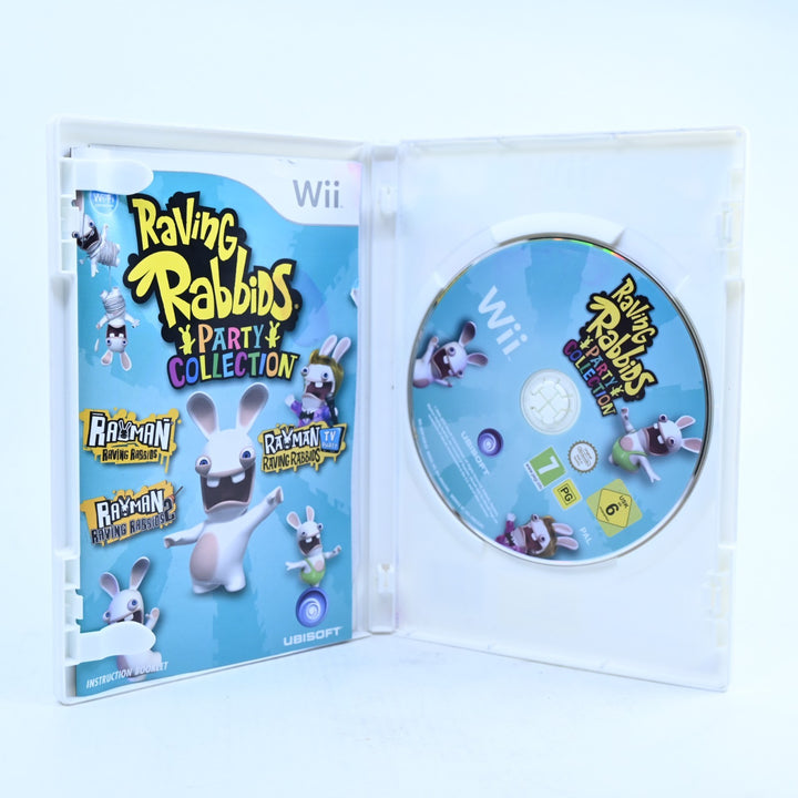 Raving Rabbids Party Collection - Nintendo Wii Game + Manual - PAL - MINT DISC!