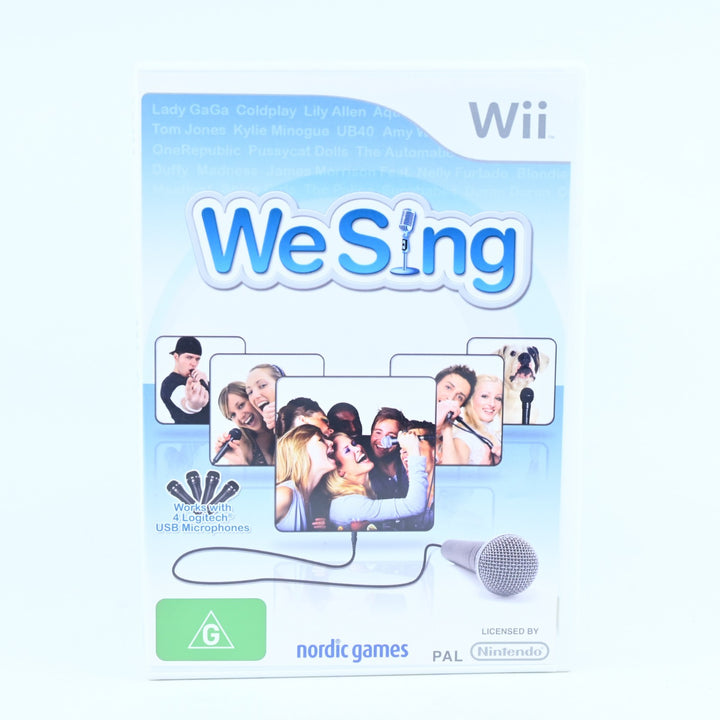 We Sing - Nintendo Wii Game + Manual - PAL - MINT DISC!
