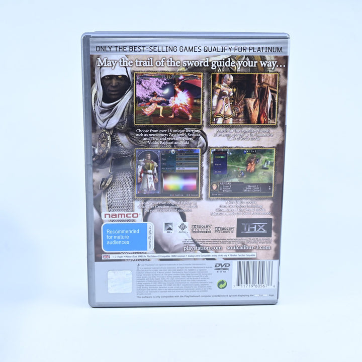 SoulCalibur III - Sony Playstation 2 / PS2 Game + Manual - PAL - Soul Calibur