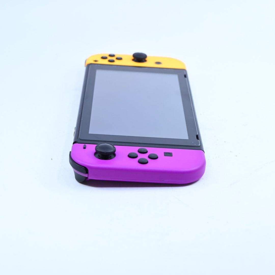 Purple / Neon Orange  Nintendo Switch  - Nintendo Switch Boxed Console - PAL