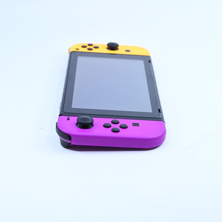 Purple / Neon Orange  Nintendo Switch  - Nintendo Switch Boxed Console - PAL