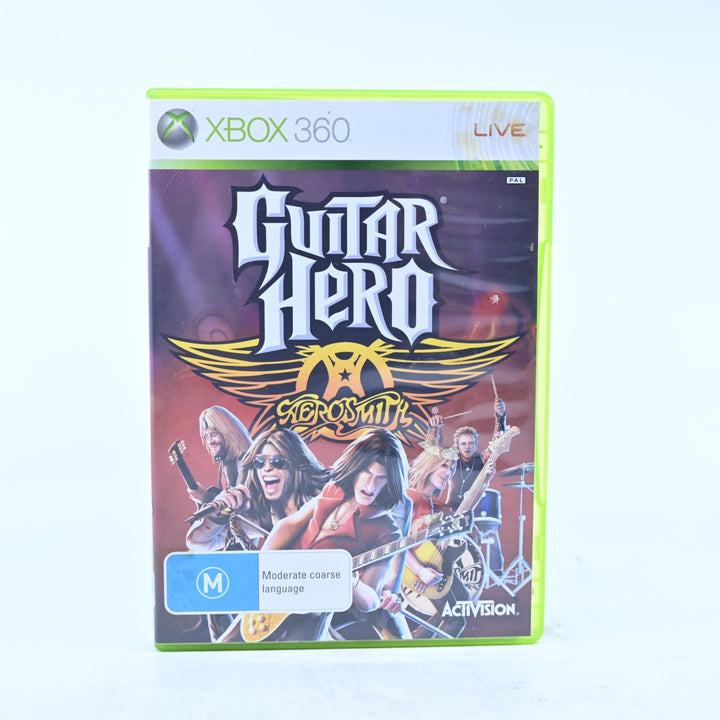 Guitar Hero Aerosmith - Xbox 360 Game + Manual - PAL - MINT DISC!