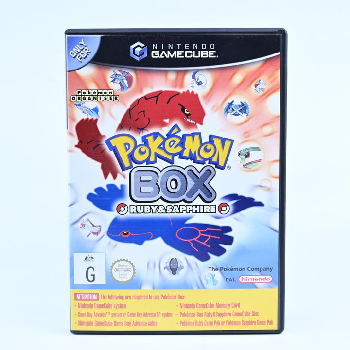 Pokemon Box: Ruby & Sapphire - Nintendo Gamecube Game + Manual - AUS PAL