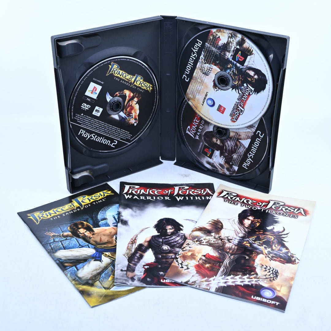 Prince Of Persia: Trilogy - Sony Playstation 2 / PS2 Game + 3 Manuals - PAL