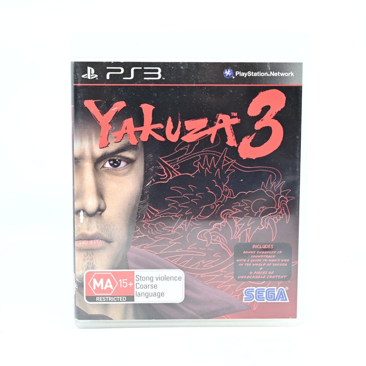 Yakuza 3 + Soundtrack - Sony Playstation 3 / PS3 Game + Manual - FREE POST!