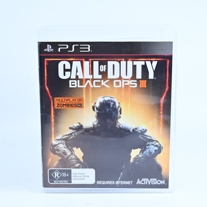 Call of Duty: Black Ops III - Sony Playstation 3 / PS3 Game + Manual - FREE POST