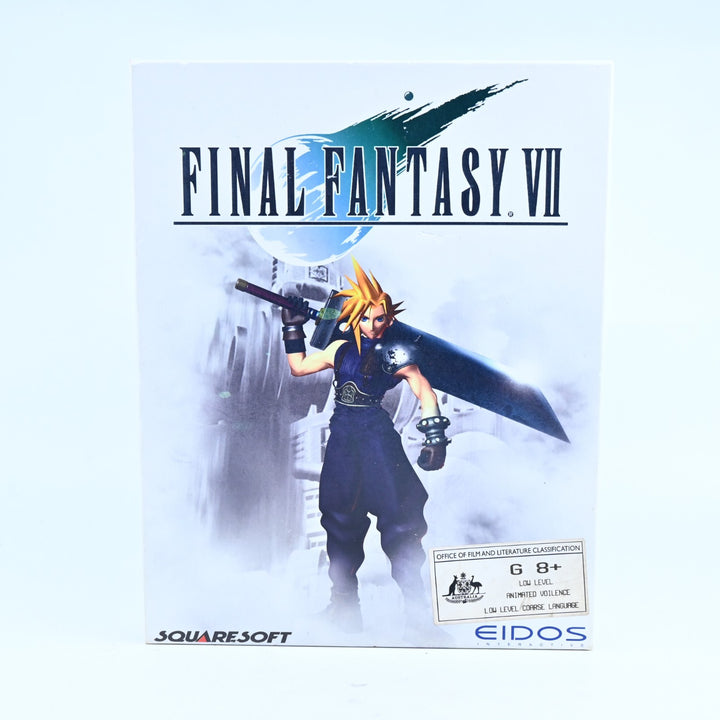 Final Fantasy VII 7 Big Box + Manual - Squaresoft - 4 Disc PC Game