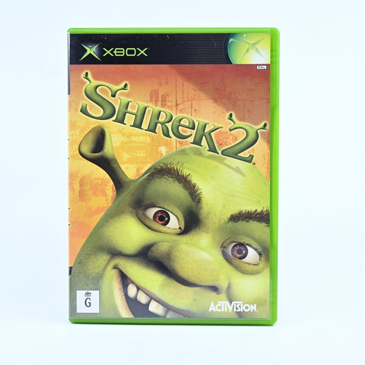 Shrek 2 - Original Xbox Game + Manual - PAL - MINT DISC!