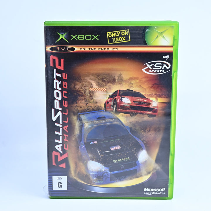 RalliSport Challenge 2 - Original Xbox Game + Manual - PAL - MINT DISC!