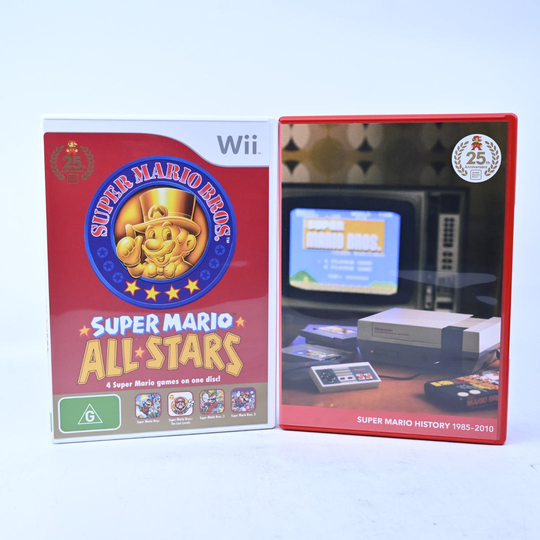 Super Mario All-Stars 25th Anniversary Edition - Nintendo Wii Game + Manual