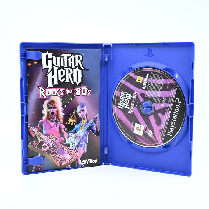 Guitar Hero: Rocks the 80s - Sony Playstation 2 / PS2 Game + Manual - PAL