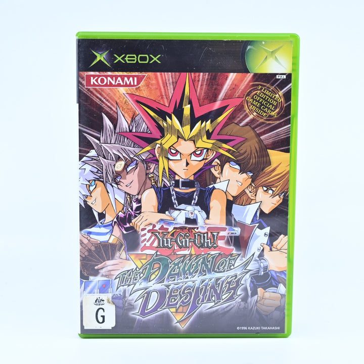 Yu-Gi-Oh! The Dawn of Destiny - Original Xbox Game + Manual - NO CARDS - PAL