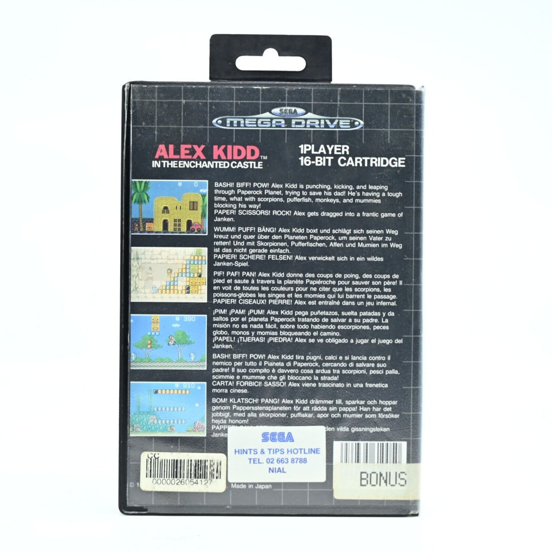 Alex Kid in the Enchanted Castle + Manual - Sega Mega Drive Game - PAL