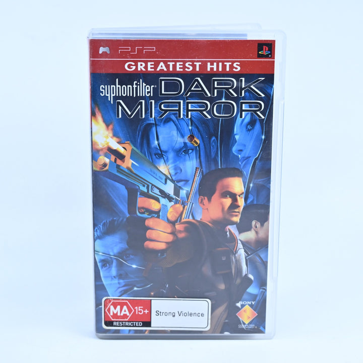 Syphon Filter: Dark Mirror - Sony PSP Game + Manual - FREE POST!