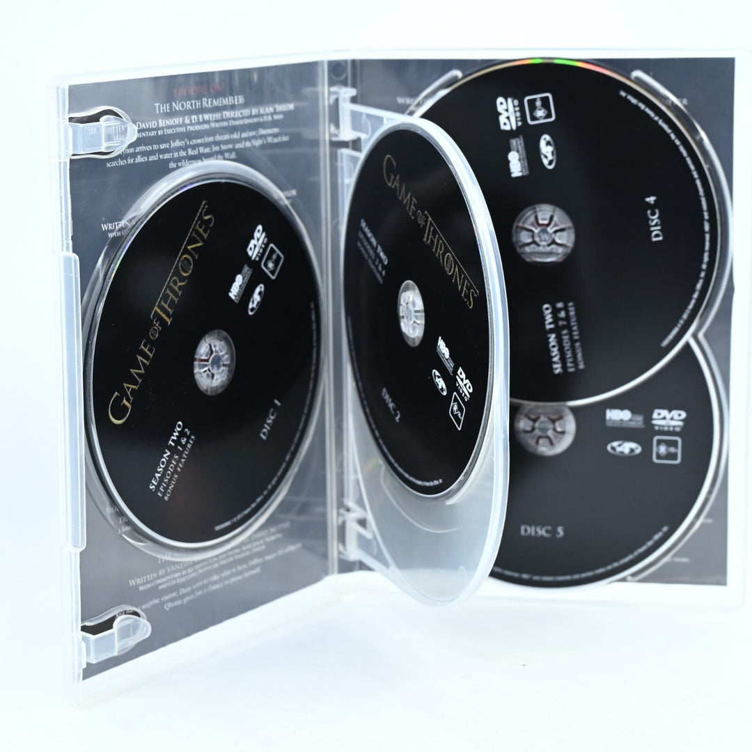 Game of Thrones Season 2 - Aus PAL - Region 4 - DVD - Check Description