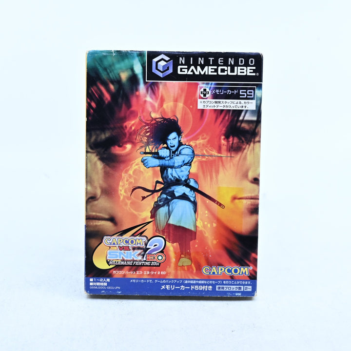 Capcom vs. SNK 2 EO - Nintendo Gamecube Game + Manual - NTSC-J - FREE POST!