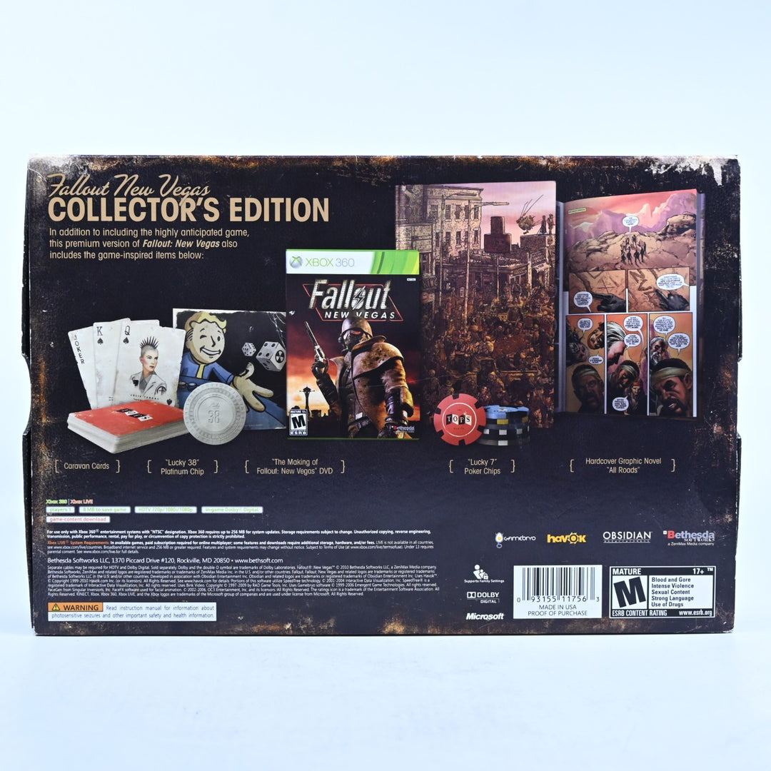 Fallout: New Vegas - Collector's Edition + Slip - Xbox 360 Game + Manual - PAL