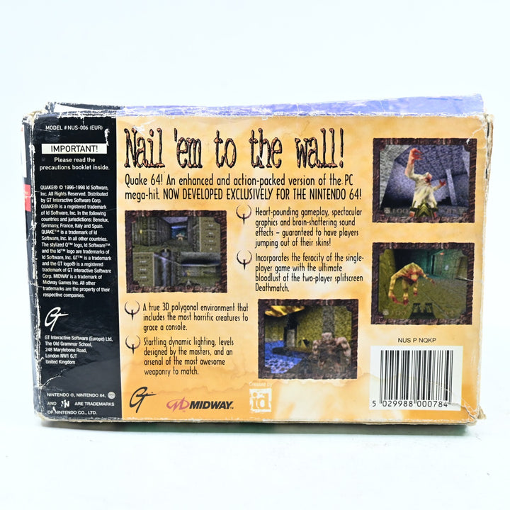Quake - N64 / Nintendo 64 Boxed Game - PAL - FREE POST!