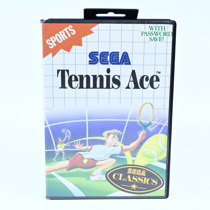 Tennis Ace - Sega Master System Game + Manual - PAL - FREE POST!