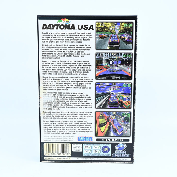 Daytona USA - Sega Saturn Game - No Manual - PAL - MINT DISC!