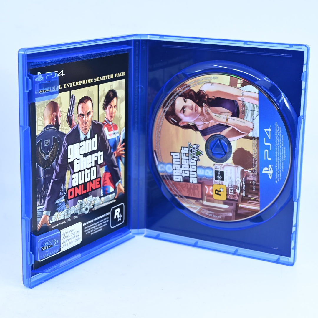 Grand Theft Auto V 5 Premium Edition - Sony Playstation 4 / PS4 Game