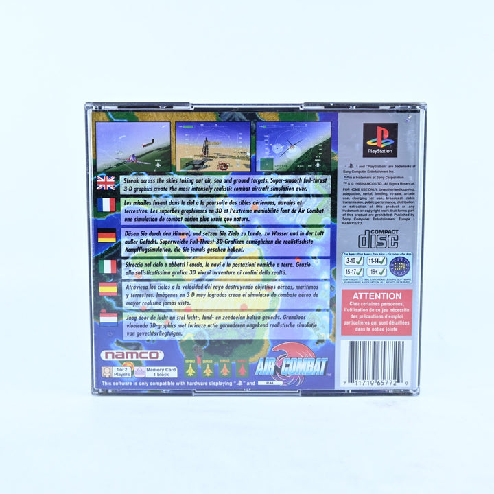 Air Combat - Sony Playstation 1 / PS1 Game + Manual - PAL - MINT DISC!