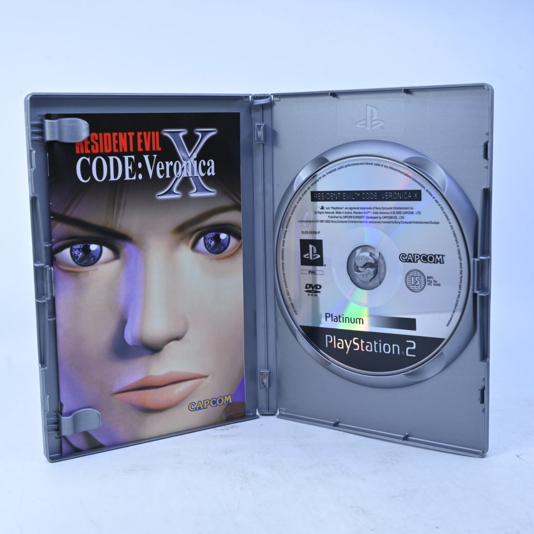 Resident Evil Code: Veronica X - Sony Playstation 2 / PS2 Game + Manual - PAL