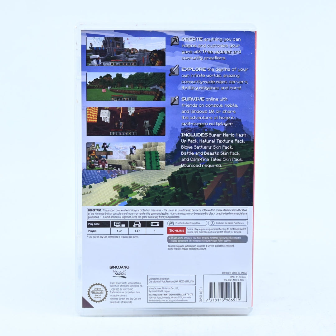 Minecraft - Nintendo Switch Game - FREE POST!