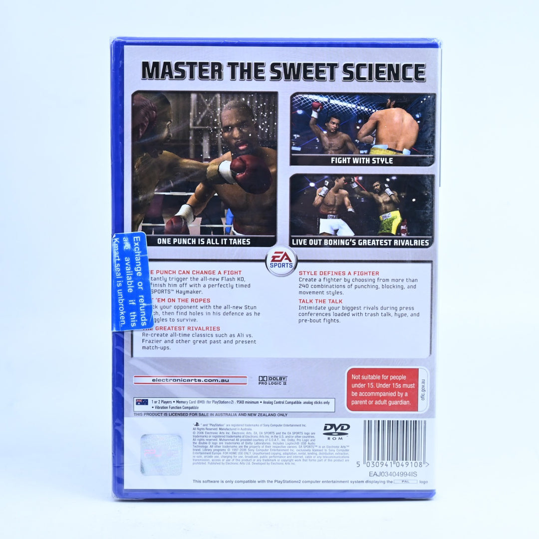 EA Sports: Fight Night Round 3 - SEALED! - PS2 Game + Manual - PAL